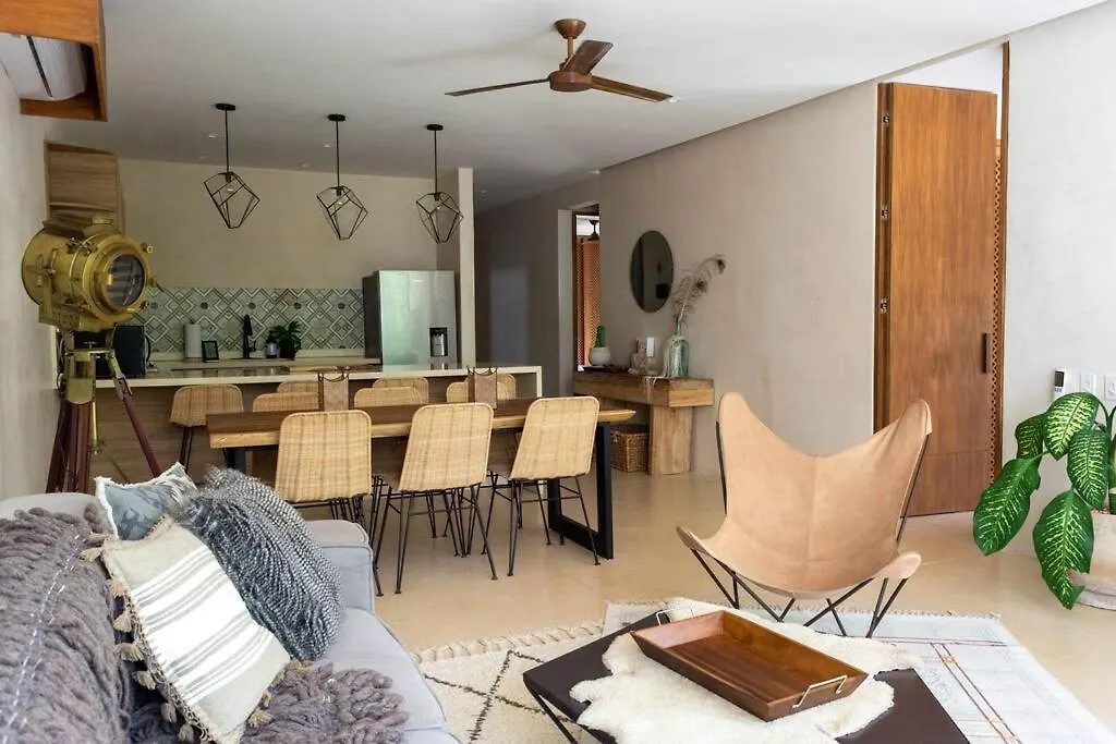 Ferienwohnung Jungle Lounge Barefoot Luxury 3Br Two Level Penthouse With Pool In Luum Zama Tulum 0*,  Mexiko